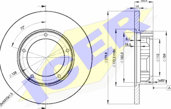 Icer 78BD4269-2 - Əyləc Diski furqanavto.az