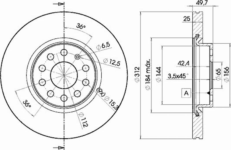 Icer 78BD5618 - Əyləc Diski furqanavto.az