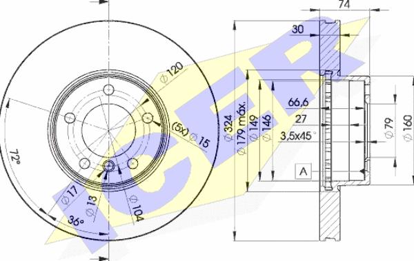 Icer 78BD5859-2 - Əyləc Diski furqanavto.az