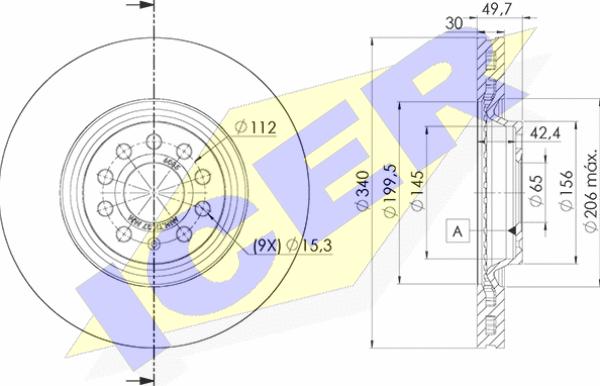 Icer 78BD6085-2 - Əyləc Diski furqanavto.az