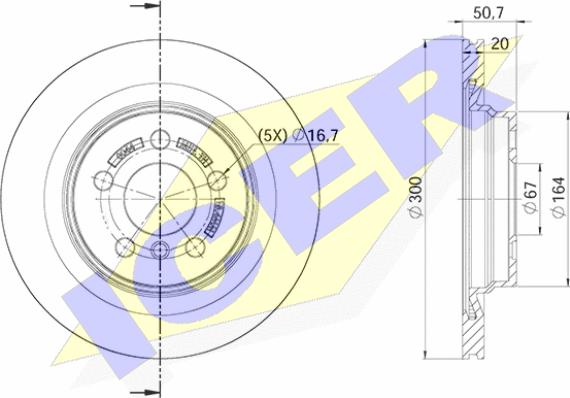 Icer 78BD0044-2 - Əyləc Diski furqanavto.az