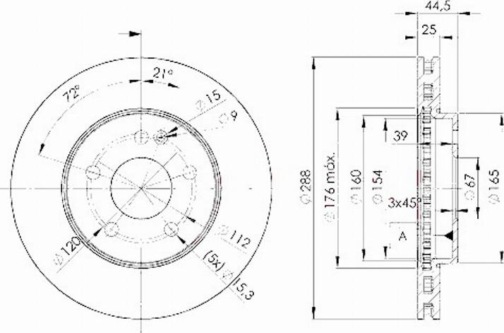 Icer 78BD0117 - Əyləc Diski furqanavto.az