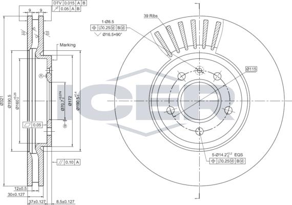 Icer 78BD1569-1 - Əyləc Diski furqanavto.az