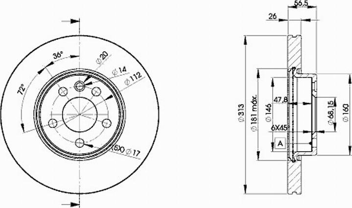 Icer 78BD1530 - Əyləc Diski furqanavto.az