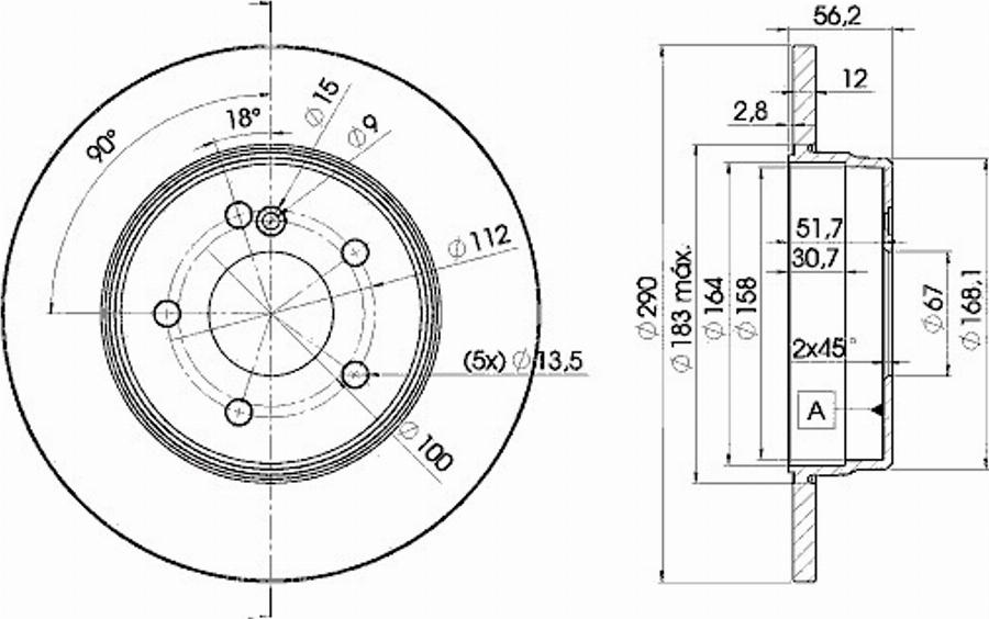 Icer 78BD1213 - Əyləc Diski furqanavto.az