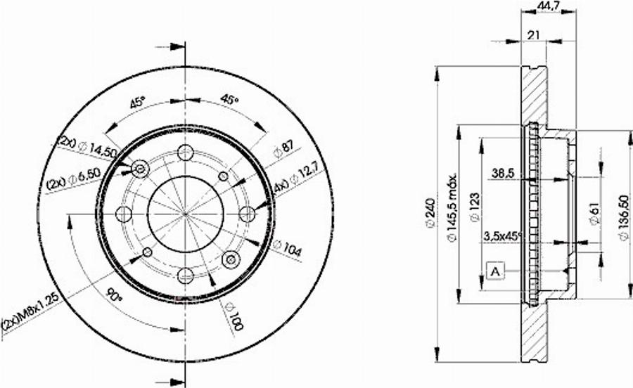 Icer 78BD1701 - Əyləc Diski furqanavto.az