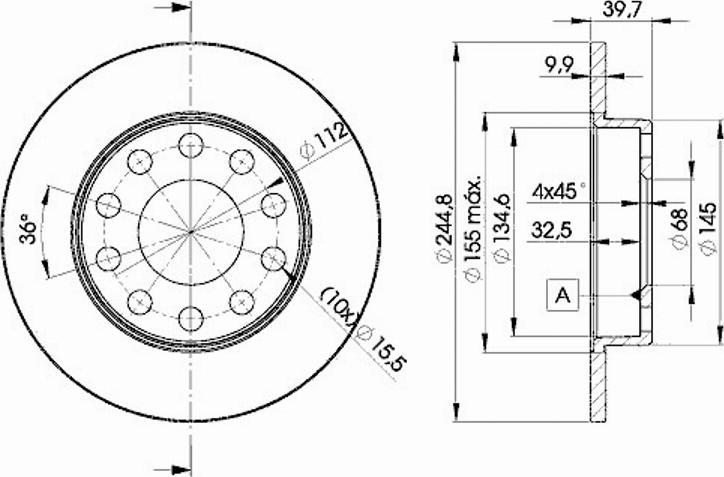 Icer 78BD3637 - Əyləc Diski furqanavto.az