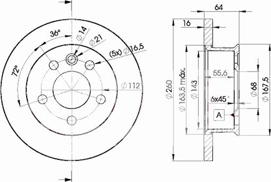 Icer 78BD3013 - Əyləc Diski furqanavto.az