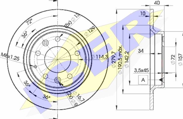 Icer 78BD3268-2 - Əyləc Diski furqanavto.az