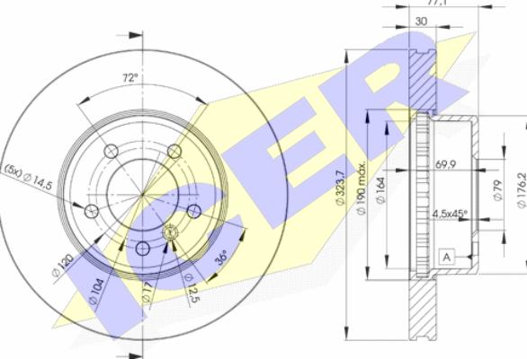 Icer 78BD3221-2 - Əyləc Diski furqanavto.az