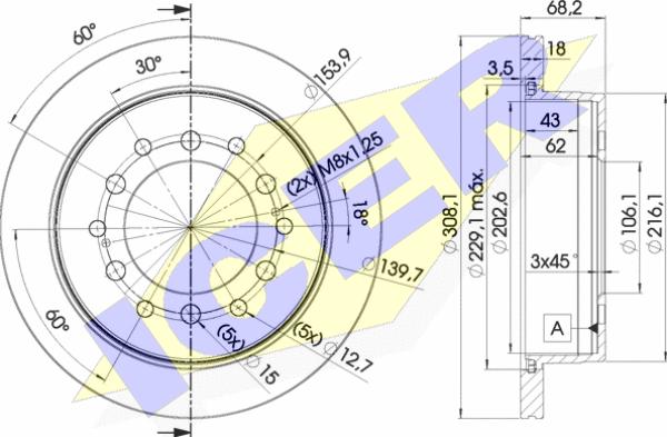 Icer 78BD2919-2 - Əyləc Diski furqanavto.az