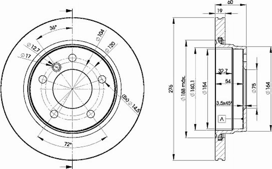 Icer 78BD2315 - Əyləc Diski furqanavto.az