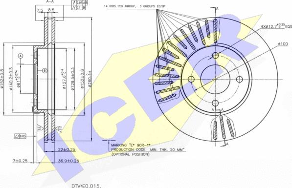 Icer 78BD7794-2 - Əyləc Diski furqanavto.az