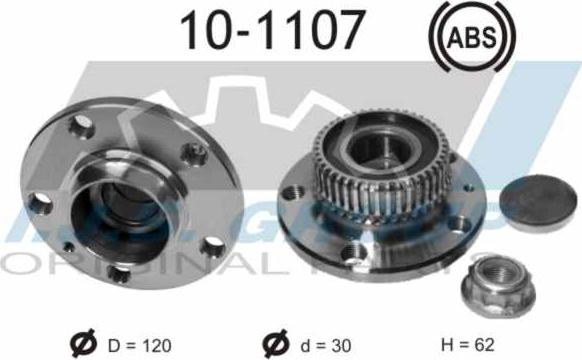 IJS GROUP 10-1107 - Təkər qovşağı, podşipnik dəsti furqanavto.az