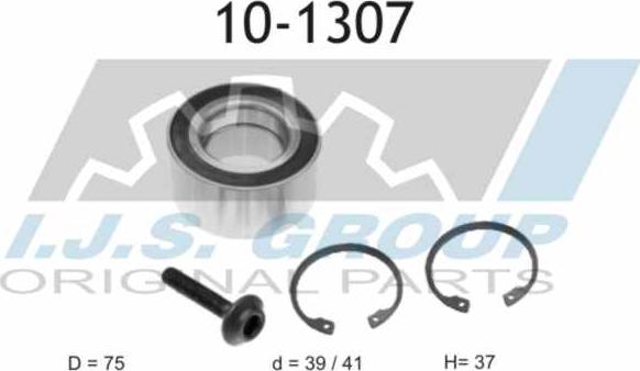 IJS GROUP 10-1307 - Təkər qovşağı, podşipnik dəsti furqanavto.az