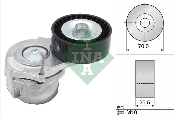 INA 534 0438 10 - Kəmər Dartıcı, v-yivli kəmər furqanavto.az