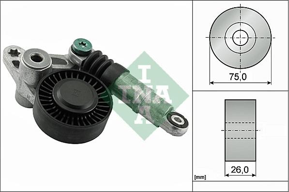 INA 534 0356 10 - Kəmər Dartıcı, v-yivli kəmər furqanavto.az