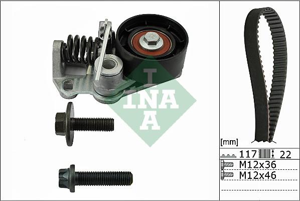 INA 530 0526 10 - Vaxt kəməri dəsti furqanavto.az