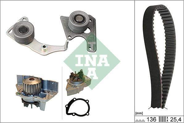 INA 530 0096 31 - Su Pompası və Vaxt Kəməri Dəsti furqanavto.az