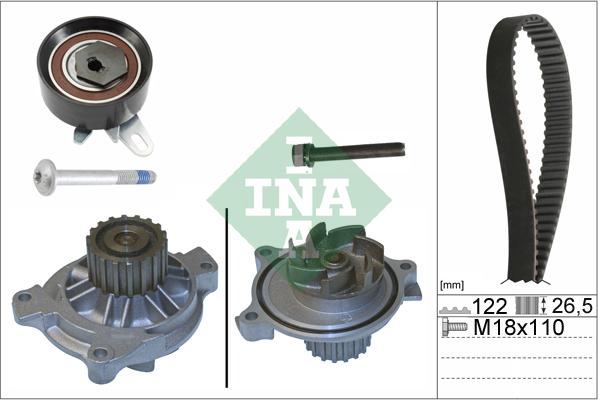 INA 530 0175 31 - Su Pompası və Vaxt Kəməri Dəsti furqanavto.az