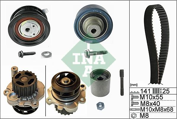 INA 530 0361 31 - Su Pompası və Vaxt Kəməri Dəsti furqanavto.az