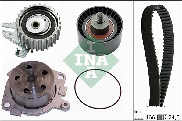 INA 530 0226 30 - Su Pompası və Vaxt Kəməri Dəsti furqanavto.az