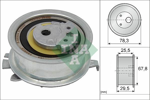 INA 531 0825 10 - Gərginlik kasnağı, vaxt kəməri www.furqanavto.az