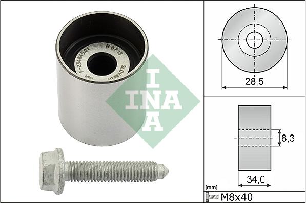 INA 532 0197 10 - Yönləndirmə / Bələdçi kasnağı, vaxt kəməri furqanavto.az