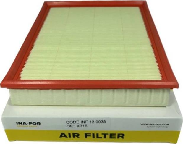 INA-FOR INF13.0038 - Hava filtri furqanavto.az