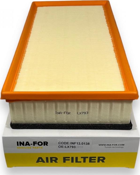 INA-FOR INF13.0138 - Hava filtri furqanavto.az