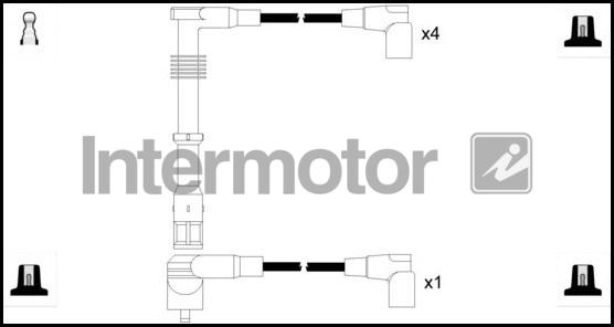 INTERMOTOR 73645 - Alovlanma kabeli dəsti furqanavto.az