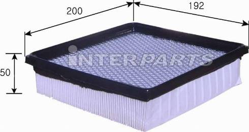 InterParts IPA-424 - Hava filtri furqanavto.az