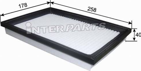 InterParts IPA-602 - Hava filtri furqanavto.az