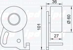 IPD 14-0352 - Gərginlik kasnağı, vaxt kəməri furqanavto.az