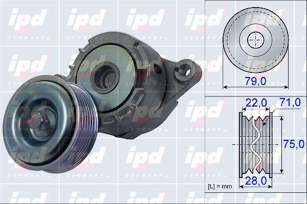 IPD 15-3962 - Kəmər Dartıcı, v-yivli kəmər furqanavto.az