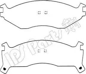 IPS Parts IBD-1056 - Əyləc altlığı dəsti, əyləc diski furqanavto.az