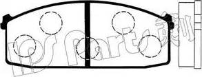 IPS Parts IBD-1106 - Əyləc altlığı dəsti, əyləc diski furqanavto.az