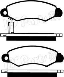 IPS Parts IBD-1818 - Əyləc altlığı dəsti, əyləc diski furqanavto.az