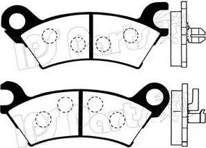 IPS Parts IBD-1303 - Əyləc altlığı dəsti, əyləc diski furqanavto.az