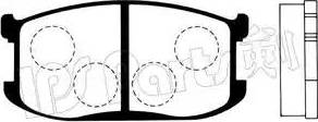 IPS Parts IBD-1316 - Əyləc altlığı dəsti, əyləc diski furqanavto.az
