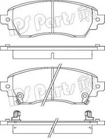 IPS Parts IBD-1276 - Əyləc altlığı dəsti, əyləc diski furqanavto.az