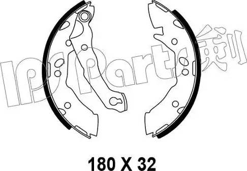 IPS Parts IBL-4595 - Əyləc başlığı, Baraban əyləcləri furqanavto.az