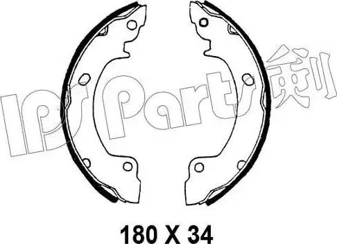 IPS Parts IBL-4596 - Əyləc başlığı, Baraban əyləcləri furqanavto.az