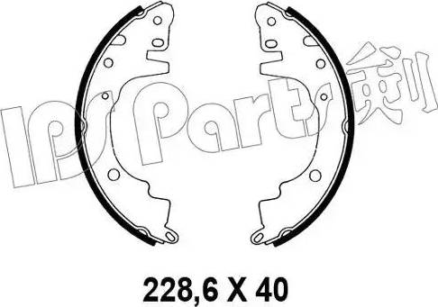 IPS Parts IBL-4504 - Əyləc başlığı, Baraban əyləcləri furqanavto.az