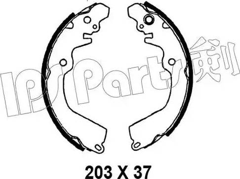 IPS Parts IBL-4586 - Əyləc başlığı, Baraban əyləcləri furqanavto.az