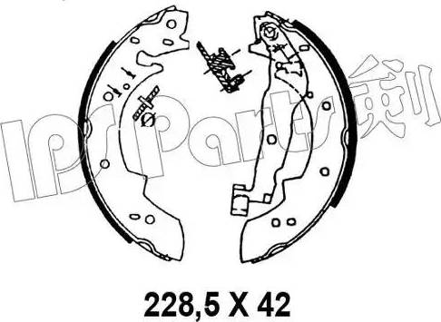 IPS Parts IBL-4899 - Əyləc başlığı, Baraban əyləcləri furqanavto.az