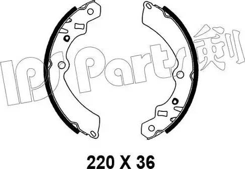 IPS Parts IBL-4812 - Əyləc başlığı, Baraban əyləcləri furqanavto.az