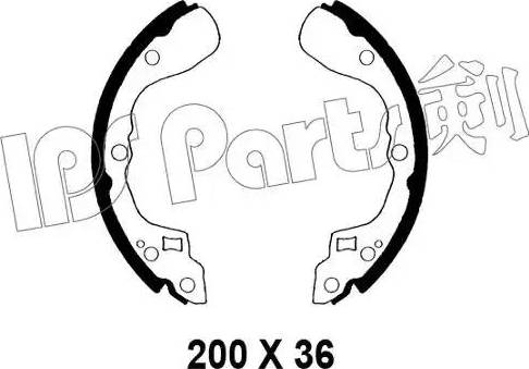 IPS Parts IBL-4398 - Əyləc başlığı, Baraban əyləcləri furqanavto.az