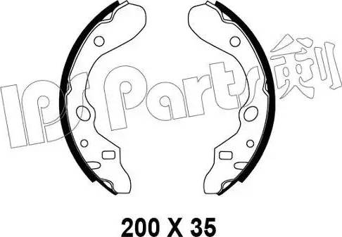 IPS Parts IBL-4397 - Əyləc başlığı, Baraban əyləcləri furqanavto.az