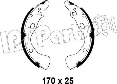 IPS Parts IBL-4330 - Əyləc başlığı, Baraban əyləcləri furqanavto.az